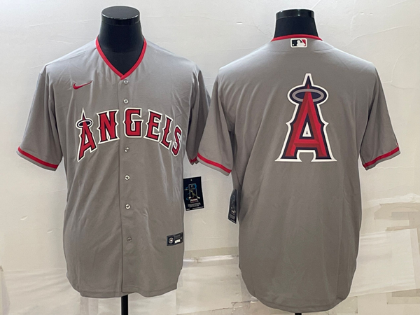 Men's Los Angeles Angels Gray Alternate Replica Team Jersey