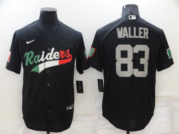 Men's Las Vegas Raiders Darren Waller #83 Black Game Player Jersey Joint Edition