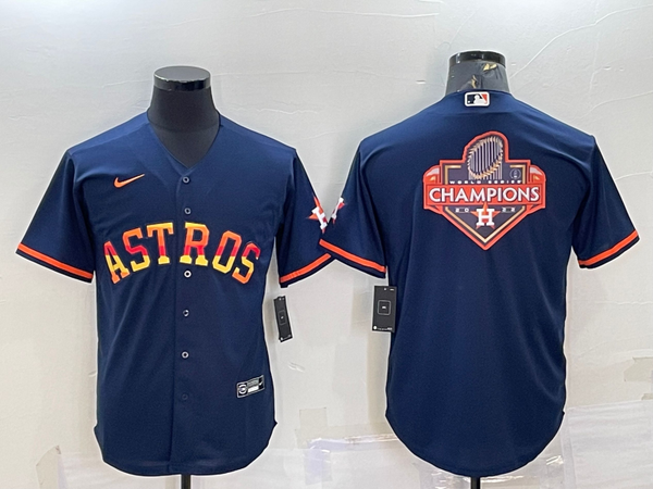 Men's Houston Astros Navy Replica Player Jersey