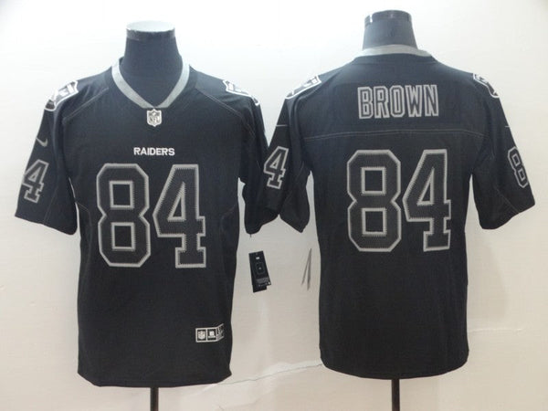 Men's Las Vegas Raiders Antonio Brown #84 Black Alternate Game Jersey