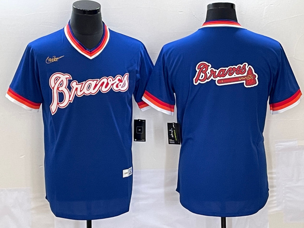 Men's Atlanta Braves Royal Cooperstown Collection Team Jersey