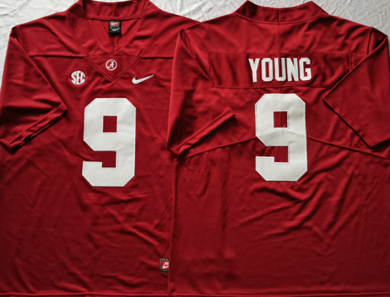 Men's Alabama Crimson Tide Bryce Young #9 Crimson Player Game Jersey