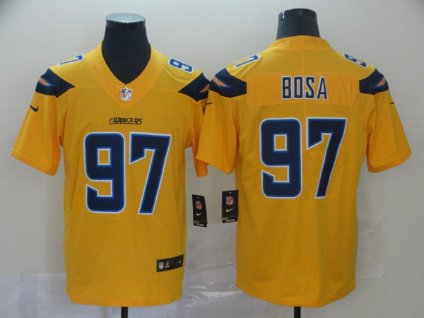 Men's Los Angeles Chargers Joey Bosa #97 Yellow Inverted Legend Jersey