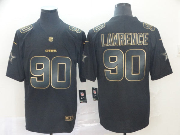 Men's Dallas Cowboys DeMarcus Lawrence #90 Black Game Player Jersey