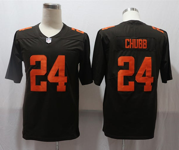 Men's Cleveland Browns Nick Chubb #24 Brown Alternate Legend Jersey