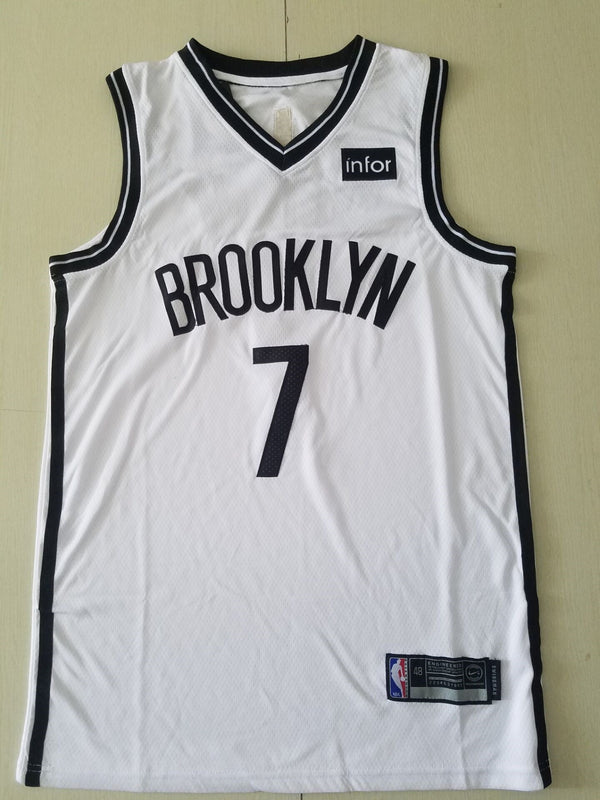 Men's Brooklyn Nets Kevin Durant White 2019 Fast Break Player Movement Jersey