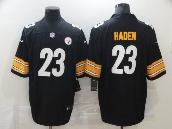 Men's Pittsburgh Steelers Joe Harden #23 Black Game Jersey