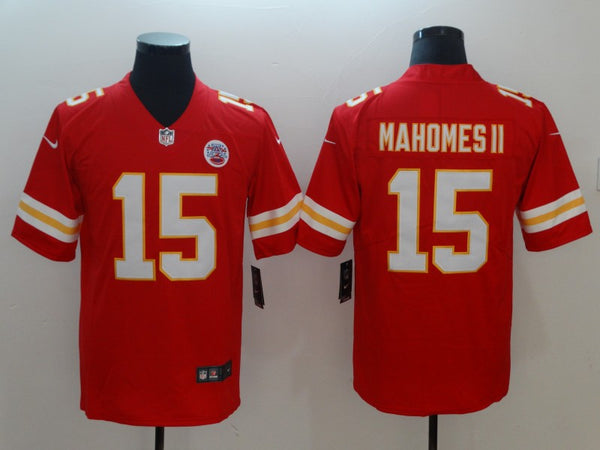 Men's Kansas City Chiefs Patrick Mahomes II #15 Red Player Game Jersey