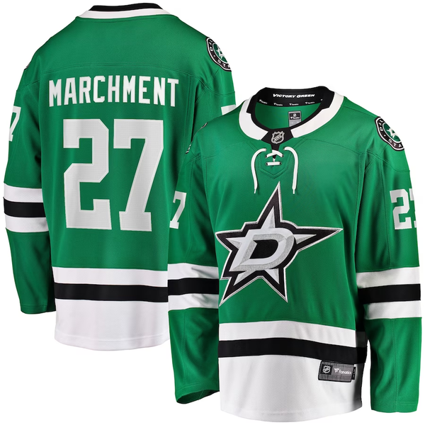 Men's Dallas Stars Mason Marchment #27 Kelly Green Home Breakaway Player Jersey