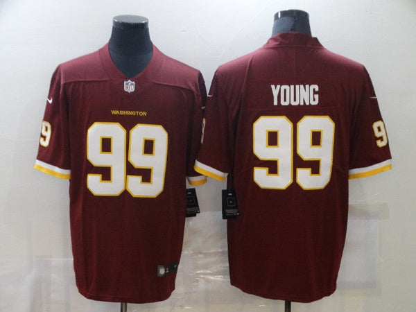 Men's Washington Redskins Chase Young #99 Red Game Jersey