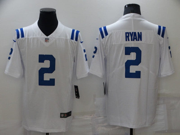 Men's Indianapolis Colts Matt Ryan #2 White Game Jersey