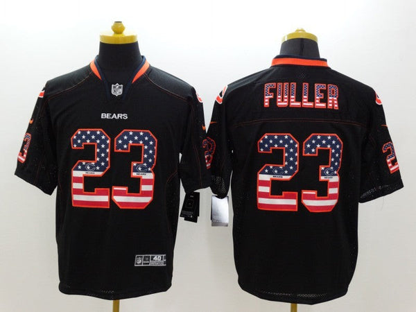 Men's Chicago Bears Kyle Fuller #23 Black Game Jersey