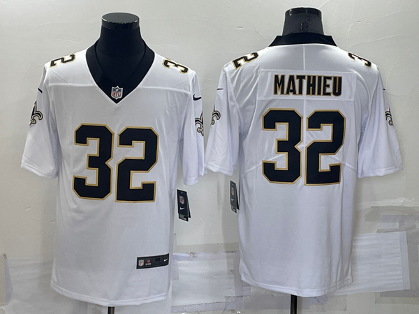 Men's New Orleans Saints Tyrann Mathieu #32 Black Game Jersey