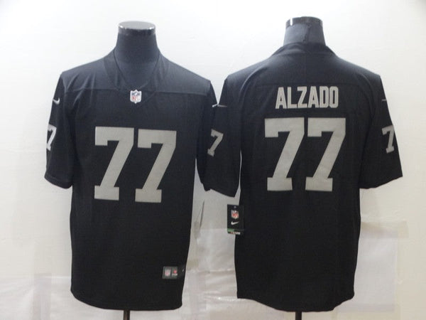 Men's Las Vegas Raiders Lyle Alzado #77 Black Game Jersey