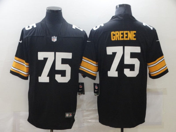 Men's Pittsburgh Steelers Joe Greene #75 Black Player Game Jersey