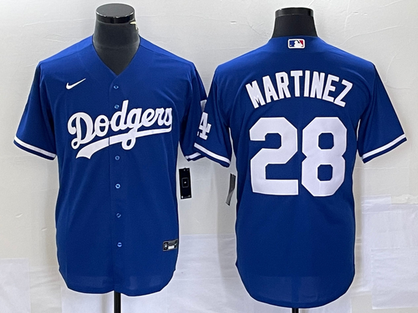 Men's Los Angeles Dodgers J.D. Martinez #28 Royal Replica Player Jersey