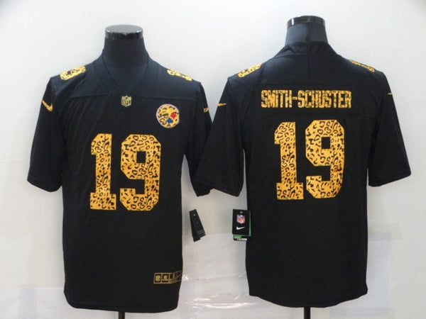 Men's Pittsburgh Steelers JuJu Smith-Schuster #19 Black Player Game Jersey