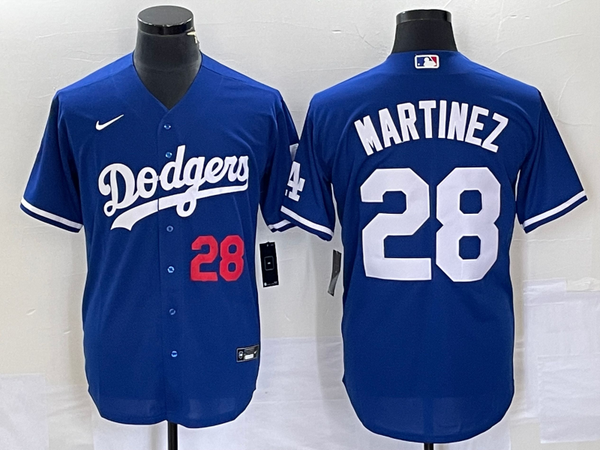 Men's Los Angeles Dodgers J.D. Martinez #28 Royal Replica Game Jersey