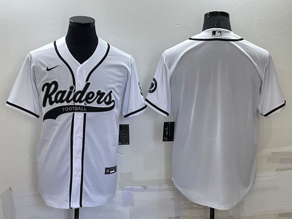 Men's Las Vegas Raiders White Blank Jersey