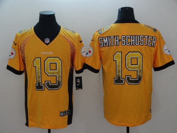 Men's Pittsburgh Steelers JuJu Smith-Schuster #19 Gold Game Jersey