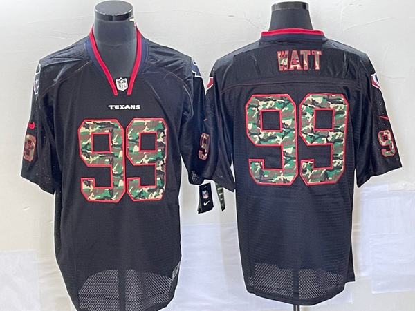 Men's Houston Texans J.J. Watt #99 Black Player Jersey