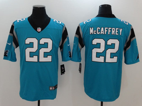 Men's Carolina Panthers Christian McCaffrey #22 Blue Game Jersey