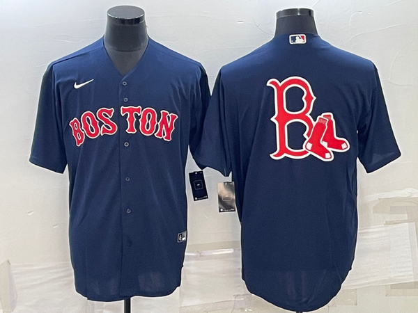 Men's Boston Red Sox Navy Alternate Replica Player Jersey