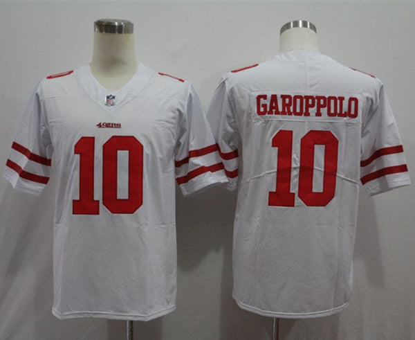 Men's San Francisco 49ers Jimmy Garoppolo #10 White Game Jersey