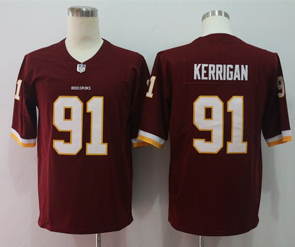 Men's Washington Redskins Ryan Kerrigan #91 Red Game Jersey