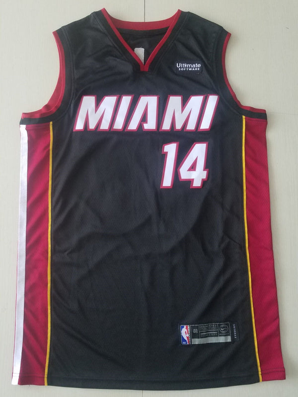 Men's Miami Heat Tyler Herro #14 Black 2020/21 Swingman Player Jersey