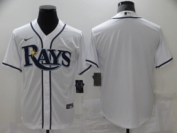 Men's Tampa Bay Rays White Home Replica Blank Jersey