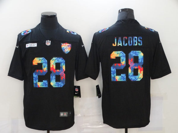 Men's Las Vegas Raiders Josh Jacobs Black Player Jersey