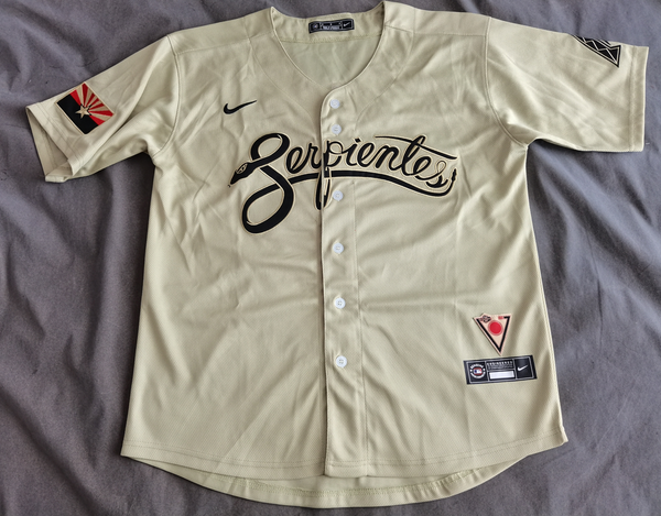 Men's Arizona Diamondbacks Merrill Kelly #29 Beige Replica Baseball Jersey