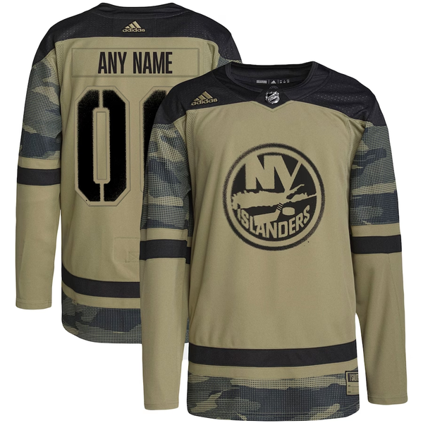 Men's New York Islanders Camo Military Appreciation Team Practice Jersey