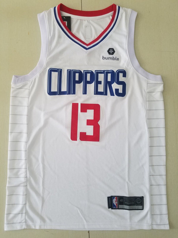 Men's LA Clippers Paul George 2019/20 Swingman Jersey White