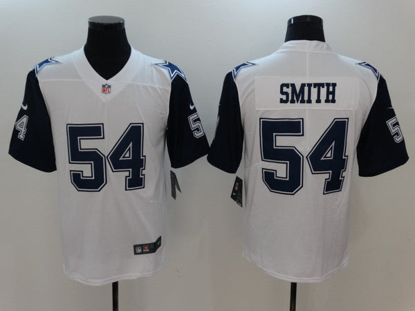 Men's Dallas Cowboys Jaylon Smith #54 White Game Jersey