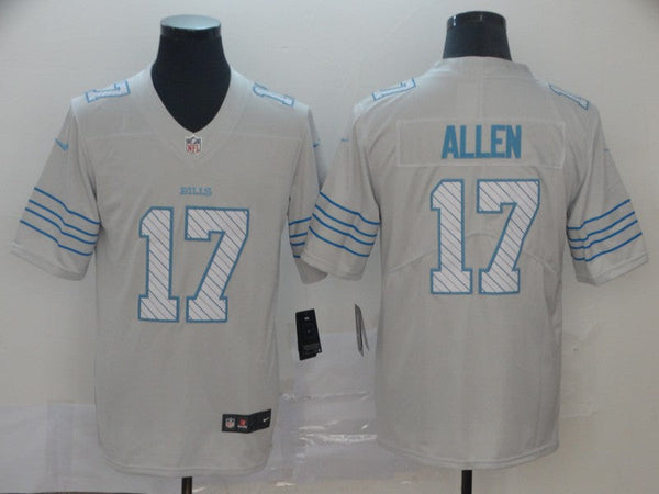 Men's Buffalo Bills Josh Allen #17 White City Edition Game Jersey