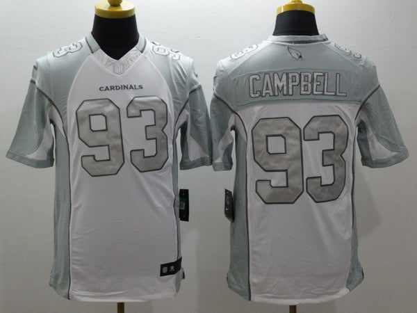 Men's Arizona Cardinals Calais Campbell #93 White Game Jersey