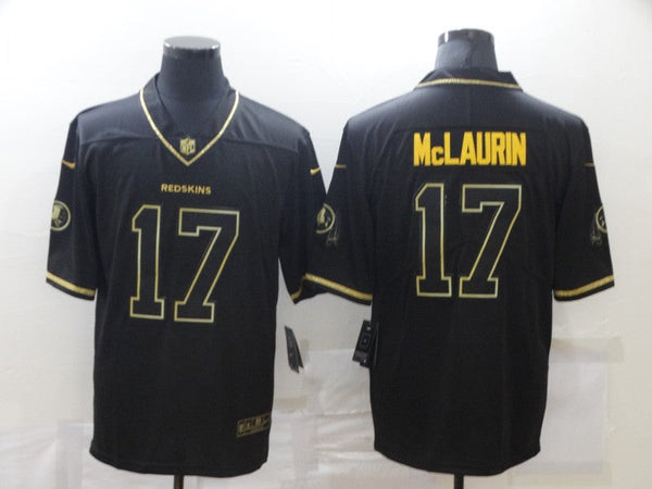 Men's Washington Redskins Terry Mclaurin #17 Black Game Jersey