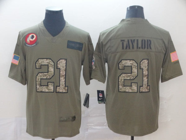 Men's Washington Redskins Sean Taylor #21 Brown Game Player Jersey