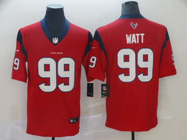 Men's Houston Texans J.J. Watt #99 Red Game Player Jersey