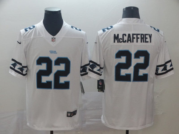 Men's Carolina Panthers Christian McCaffrey #22 White Game Player Jersey