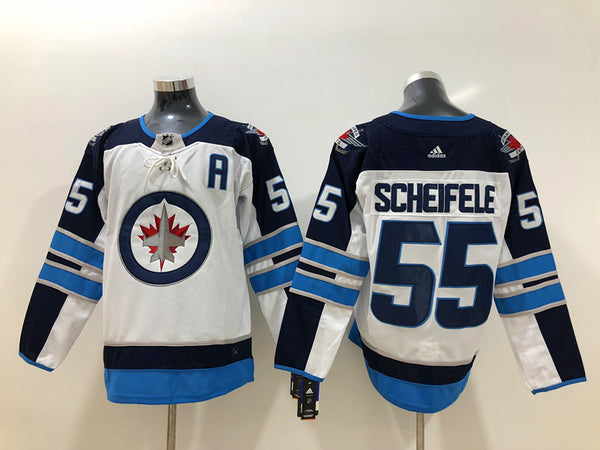 Men's Winnipeg Jets Mark Scheifele #55 White Player Jersey