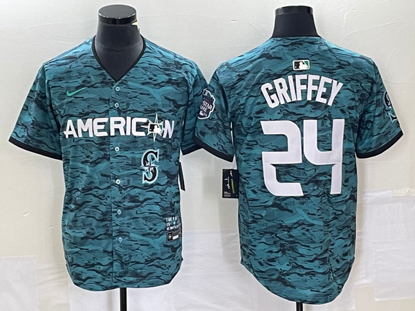 Men's American League Ken Griffey Jr. #24 Teal 2023 MLB All-Star Game Limited Jersey