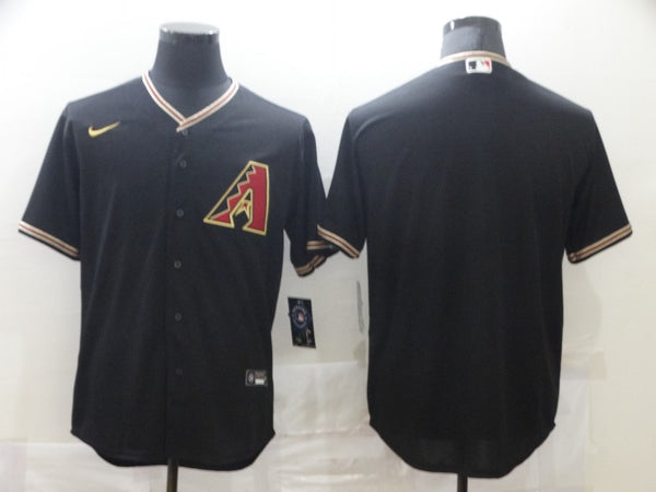 Men's Arizona Diamondbacks Black Replica Blank Jersey