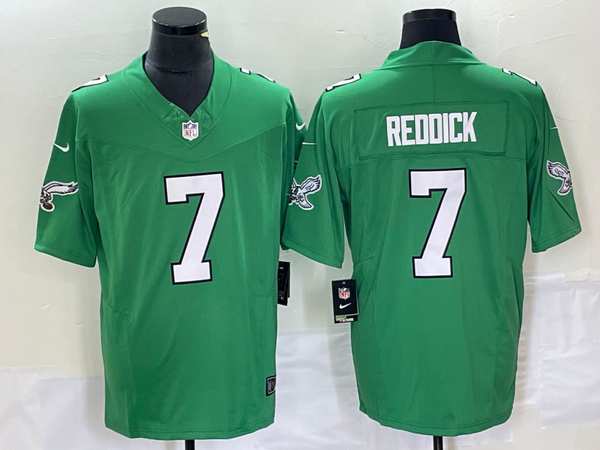 Men's Philadelphia Eagles Haason Reddick #7 Kelly Green Game Jersey