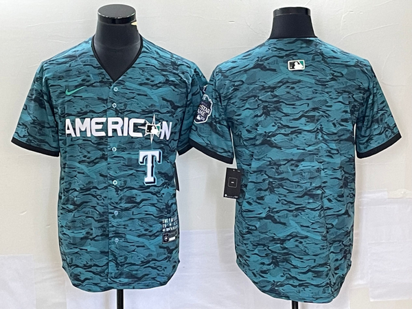 Men's American League Texas Rangers Teal 2023 MLB All-Star Game Limited Blank Jersey