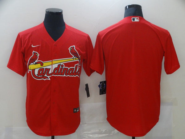 Men's St. Louis Cardinals Red Alternate Replica Blank Jersey