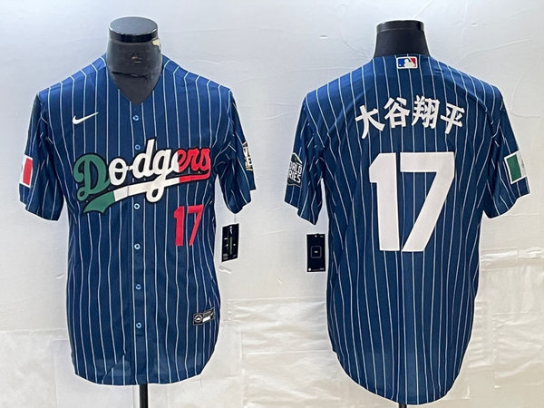 Men's Los Angeles Dodgers Shohei Ohtani #17 Royal Game Jersey