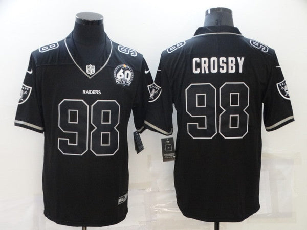 Men's Las Vegas Raiders Maxx Crosby #98 Black Alternate Game Jersey